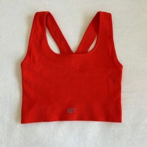 SET Active ribbed bra in sculptflex